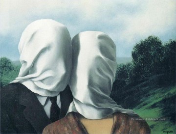 Rene Magritte Painting - Los amantes 1928 René Magritte